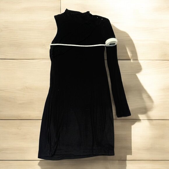 Guess Black Asymmetrical Dress – Size Small - Picture 6 of 8